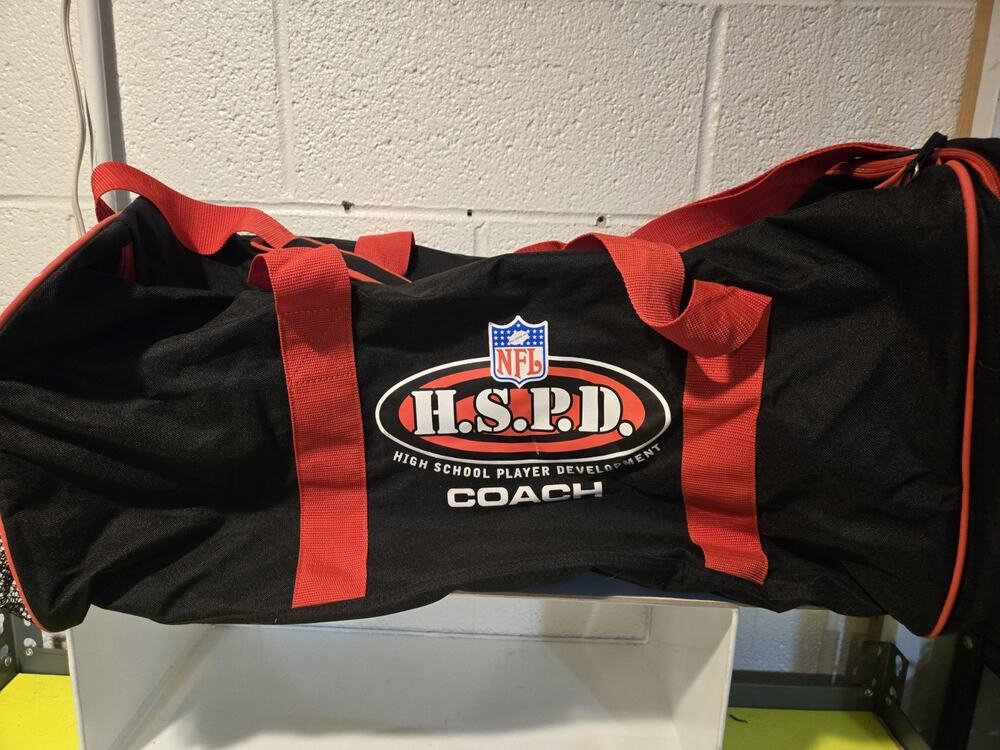 NFL H.S.P.D High School Player Development Coach Sports Bag XL Good Condition